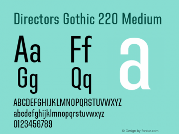 Directors Gothic 220