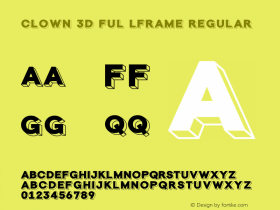 Clown 3D Ful lFrame