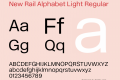 New Rail Alphabet Light