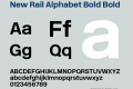 New Rail Alphabet Bold