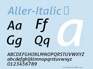Aller-Italic