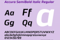 Accura SemiBold Italic