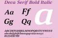 Deca Serif Bold