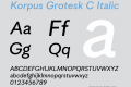 Korpus Grotesk C