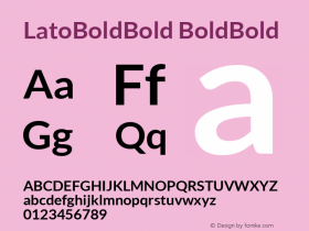 LatoBoldBold
