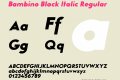 Bambino Black Italic