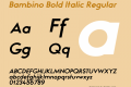 Bambino Bold Italic