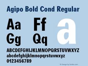 Agipo Bold Cond