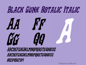 Black Gunk Rotalic