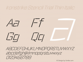 Ironstrike Stencil Thin