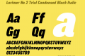 Lorimer No 2 Condensed Black