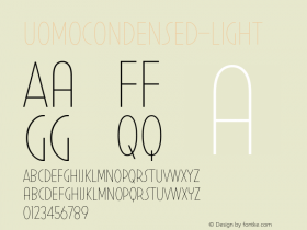 UomoCondensed-Light