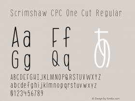 Scrimshaw CPC One Cut