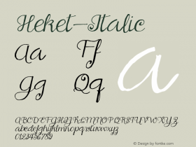 Heket-Italic