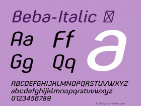 Beba-Italic