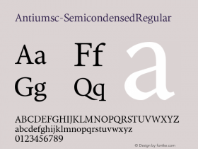 Antiumsc-SemicondensedRegular