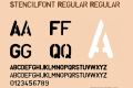 StencilFont Regular