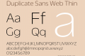 Duplicate Sans Web