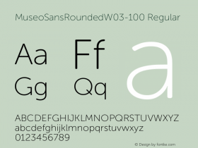 MuseoSansRounded-100