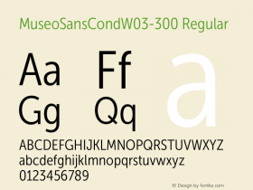 MuseoSansCond-300