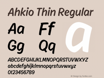 Ahkio Thin