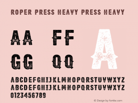 Roper Press Heavy