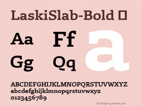 LaskiSlab-Bold