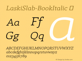LaskiSlab-BookItalic