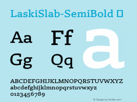 LaskiSlab-SemiBold