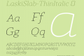 LaskiSlab-ThinItalic
