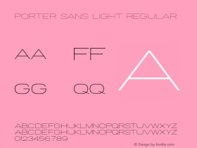 Porter Sans Light