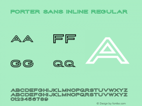 Porter Sans Inline