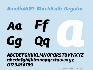 Amelia-BlackItalic