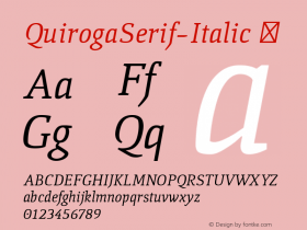 QuirogaSerif-Italic