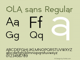 OLA sans