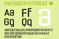 NeciaStencil1Bold