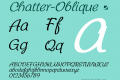 Chatter-Oblique