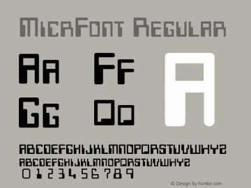 MicrFont