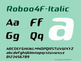 Roboo4F-Italic