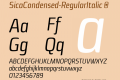 SicaCondensed-RegularItalic