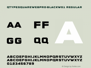 QTypeSquareWebPro-Black