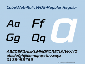 CubeWeb-Italic-Regular