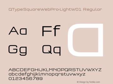 QTypeSquareWebPro-Light