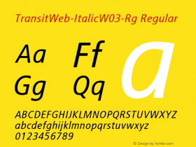 TransitWeb-Italic-Rg