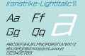 Ironstrike-LightItalic
