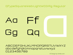 QTypeSquareWeb-Light-Rg