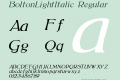 BoltonLightItalic