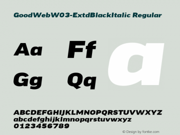 GoodWeb-ExtdBlackItalic