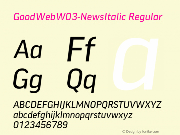 GoodWeb-NewsItalic