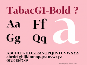 TabacG1-Bold